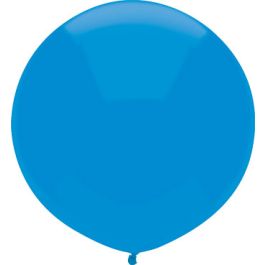 Blue Round Balloon 17 Inch - 50-Pack Bulk Set - Image 1