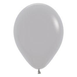 Grey Latex Balloons 5 Inch Round - 100-Pack Bulk Party Set - Image 1