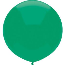 Green Latex Balloons 17 Inch Round - 50-Pack - Image 1
