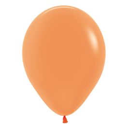 Neon Orange Latex Balloons 5 Inch - 100 Count Pack - Image 1