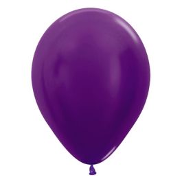 Metallic Violet Balloon 5 Inch - 50-Count Bulk Pack - Image 1