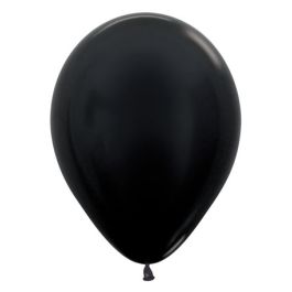 Black Latex Balloons 5 Inch Round - 100-Pack - Image 1