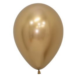 Reflex Gold Latex Balloons 5 Inch - 100-Pack - Image 1