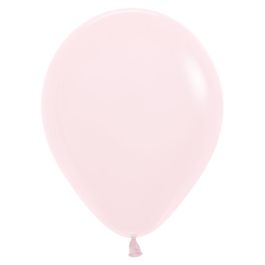 Pastel Matte Pink Latex Balloons 5 Inch - 50-Pack - Image 1