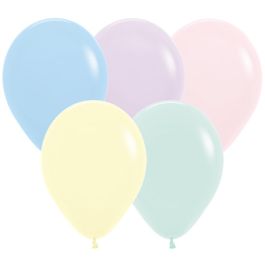 Pastel Matte Latex Balloons 5 Inch - 100-Pack - Image 1