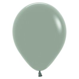 Pastel Dusk Laurel Green Latex Balloons 5 Inch - 100-Pack - Image 1