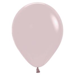 Pastel Pink Latex Balloons 5 Inch Round - 100 Count - Image 1