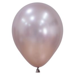Pink Latex Balloons 5 Inch Round - 100 Count - Image 1