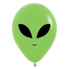 Key Lime Alien Balloon 5 Inch - 100-Pack - Image 1