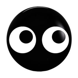 Black Spider Eyes Balloons 5 Inch - 100 Count Party Pack - Image 1