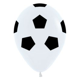 Soccer Ball Pattern Balloons 5 Inch - 100 Count - Image 1