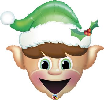 Christmas Elf Balloon - 3-Pack - Image 1