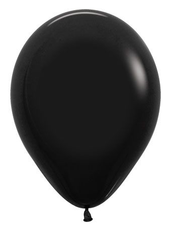 Black Balloons - Bag of 100 - Image 1