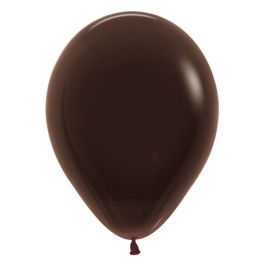 Chocolate Brown Balloons 11 Inch Round - 100 Count - Image 1