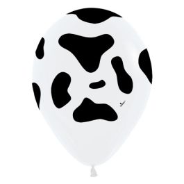 Cow Print Latex Balloons 11 Inch - 50 Count Bag of 50 - Image 1