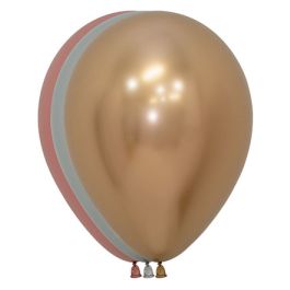 Gold Latex Balloons 11 Inch Round - 50 Count Bulk Pack - Image 1