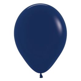 Navy Latex Balloons 11 Inch - 25-Pack - Image 1