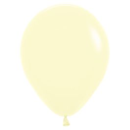 Pastel Yellow Balloons 11 Inch - 25 Count - Image 1