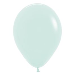 Pastel Matte Green Latex Balloons 11 Inch - 100-Pack - Image 1