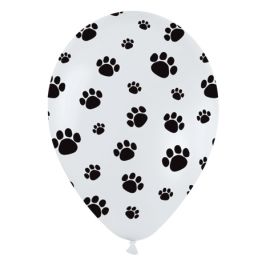 Paw Print Balloons 11 Inch - 50 Count Bulk Pack - Image 1