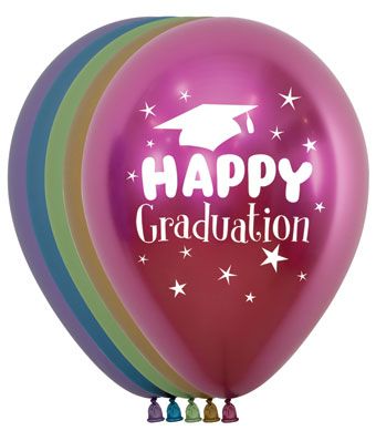 Graduation Balloons - Bag of 50 - Image 1