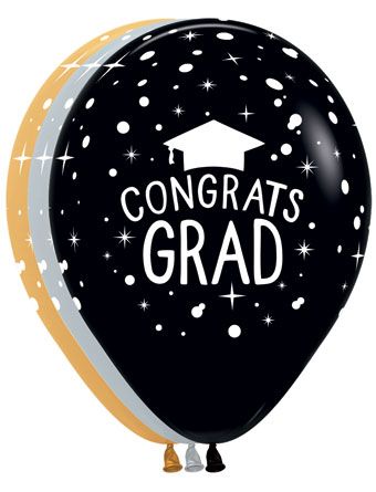 Congrats Grad Balloon - 11C SEMPERTEX - Image 1