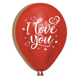 I Love You Balloon 11 Inch - 50-Pack - Image 1