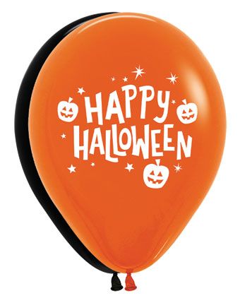 Happy Halloween Balloons - Bag of 50 - Image 1