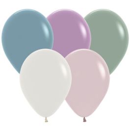Pastel Dusk Assorted Balloons 11 Inch - 100-Pack - Image 1