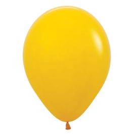 Honey Yellow Latex Balloons 11 Inch - 100-Count Party Pack - Image 1