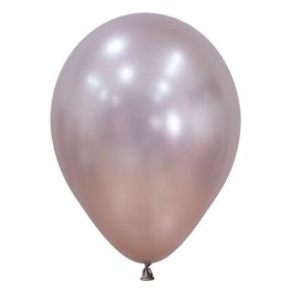 Silk Pink Latex Balloons 11 Inch Round - 50-Pack - Image 1