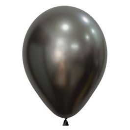 Midnight Grey Latex Balloons 11 Inch - Pack of 50 - Image 1