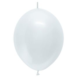 Pearl White Latex Balloons 12 Inch - 50 Count Bulk Pack - Image 1
