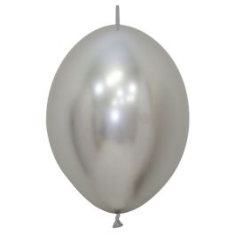 Silver Latex Balloons 12 Inch - 25-Pack Bulk Bag - Image 1