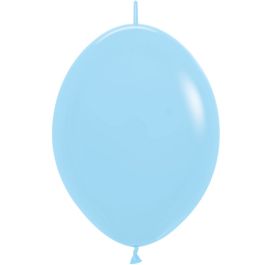Pastel Blue Latex Balloons 12 Inch - 50 Count - Image 1