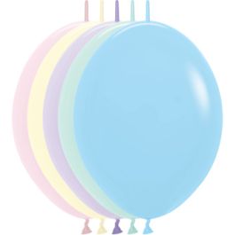 Pastel Assorted Balloons 12 Inch - 50-Pack - Image 1