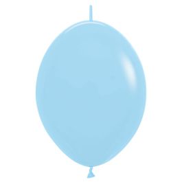 Pastel Blue Balloons 6 Inch - 50 Count Latex Balloon Bag - Image 1