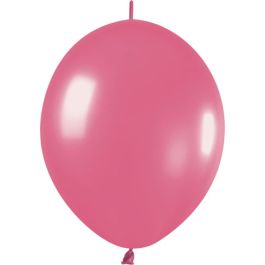 Fuchsia Latex Balloons 6 Inch - 50 Count Bulk Pack - Image 1