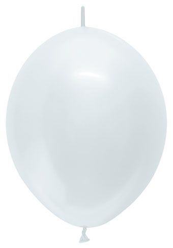Pearl White Balloons 6 Inch - 50-Count Bulk Pack - Image 1