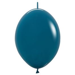 Deep Teal Latex Balloons 6 Inch - 50-Pack - Image 1