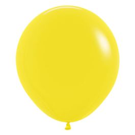 Fashion Yellow Latex Balloons 18 Inch - 25-Pack - Image 1