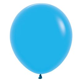 Fashion Blue Latex Balloons 18 Inch - 25-Pack - Image 1