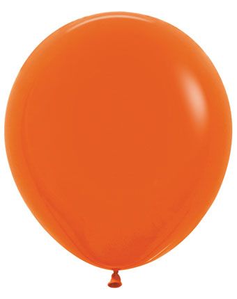 Orange Latex Balloon - 18 Inch - Image 1
