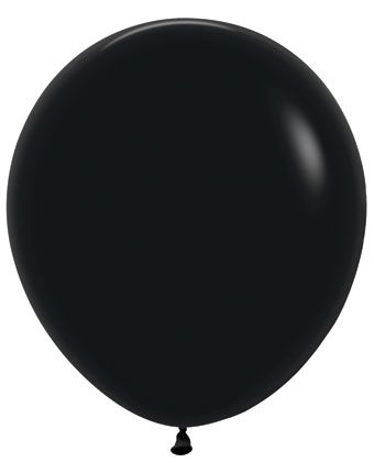 Black Balloon 18 Inch - Party Supplies - Image 1