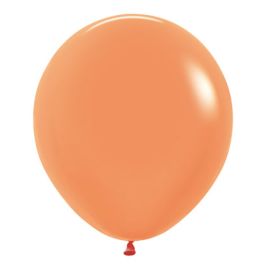 Neon Orange Balloons 18 Inch - Pack of 25 Latex Count - Image 1