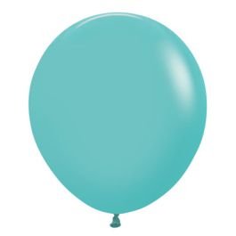 Robin's Egg Blue Round Balloon 18 Inch - 25-Pack - Image 1