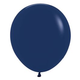 Navy Blue Balloons 18 Inch Round - 25 Count Pack - Image 1