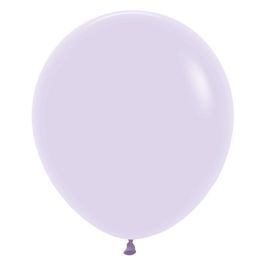 Pastel Matte Lilac Latex Balloons 18 Inch - 25-Pack - Image 1