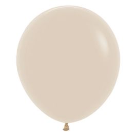 White Sand Latex Balloons 18 Inch - 25-Pack - Image 1