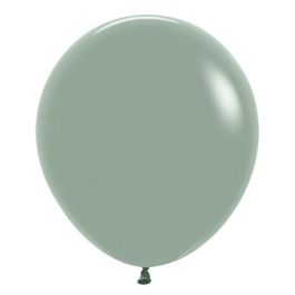 Pastel Dusk Laurel Green Latex Balloons 18 Inch - 25-Pack - Image 1